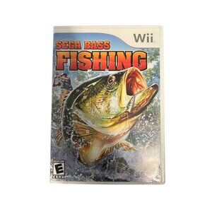 Sega Bass Fishing Nintendo Wii Game Complete In Case video gaming